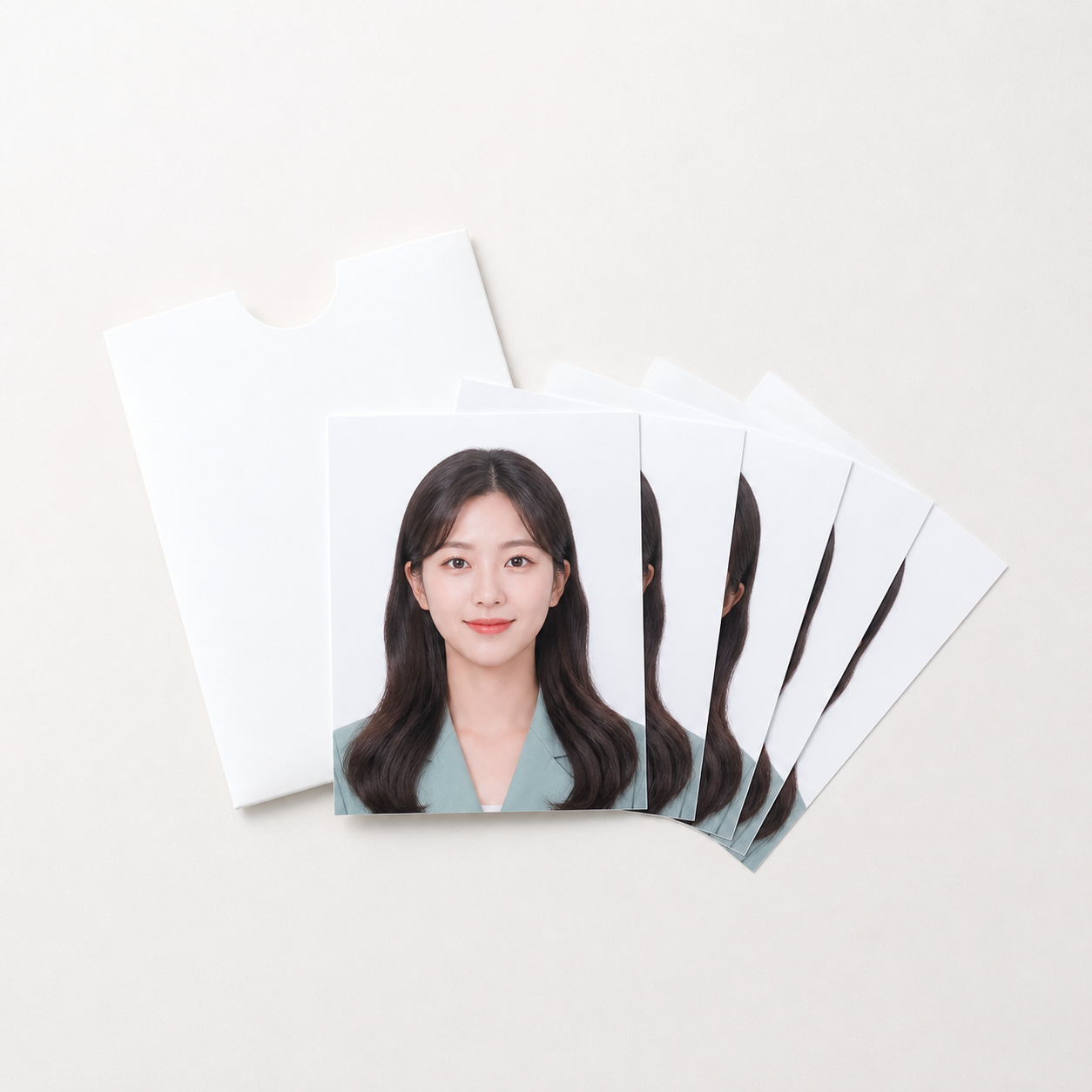 증명사진 추가 인화 예시